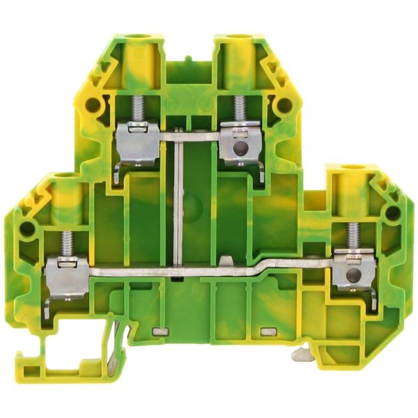 Conta-Clip SSLD 4, Protective-earth double-level terminal, GNYE 17187.2